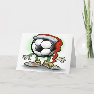 Fußball Feiertagskarte