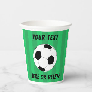 Fußball-Feld Sport Custom Pappbecher