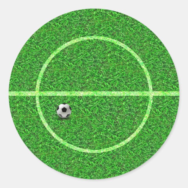 Fußball-Feldball - Aufkleber (Vorderseite)