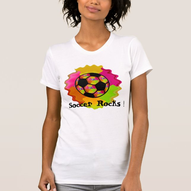 Fußball-Felsen! T-Shirt (Vorderseite)