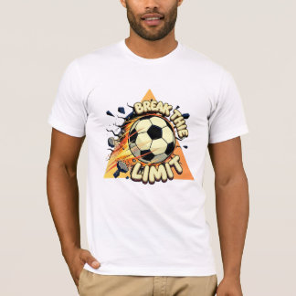 Fußball Feuer Tor Sport Motivation T-Shirt