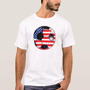 Fußball-Flagge USA - MUSEUM-Geschenksübergabe T-Shirt