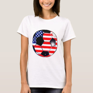 Fußball-Flagge USA - MUSEUM-Geschenksübergabe T-Shirt