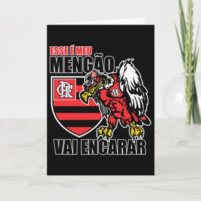 Fußball Flamengo  Karte (Vorderseite)