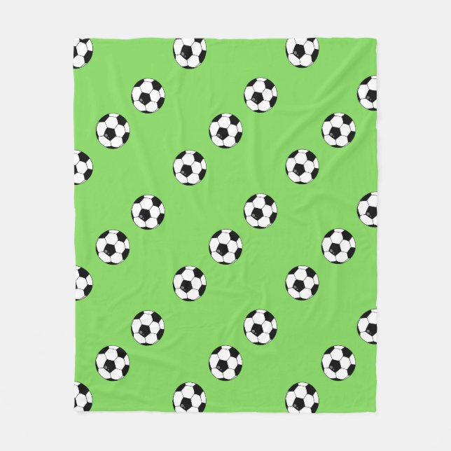 Fußball Fleecedecke (Vorderseite)