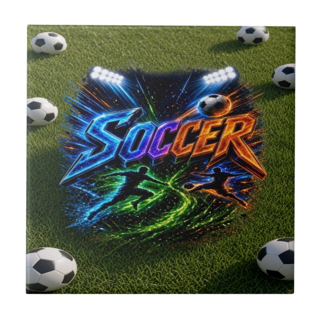 Fußball Fliese (Vorderseite)