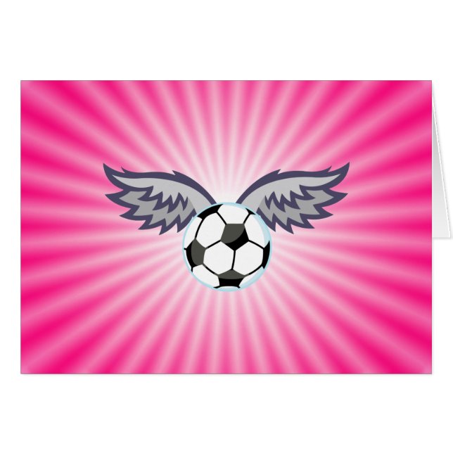 Fußball-Flügel; Rosa (Vorderseite (Horizontal))