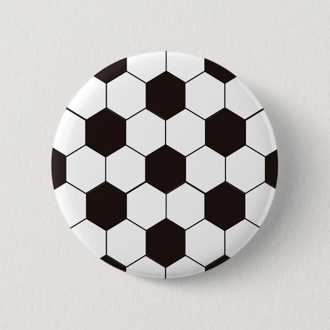 Fußball | Football-Muster Button (Vorderseite)