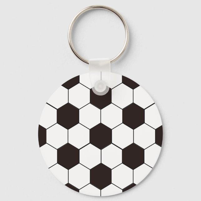 Fußball | Football-Muster Schlüsselanhänger (Vorderseite)