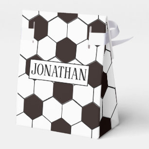 Fußball   Football pattern Anpassbar   Eigenname Geschenkschachtel