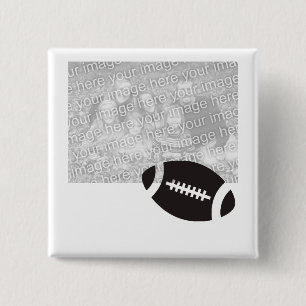 Fußball-Foto-Button Button