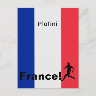Fußball-Frankreich, anpassbar Postkarte