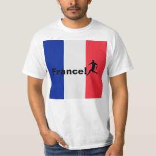 Fußball-Frankreich, anpassbar T-Shirt
