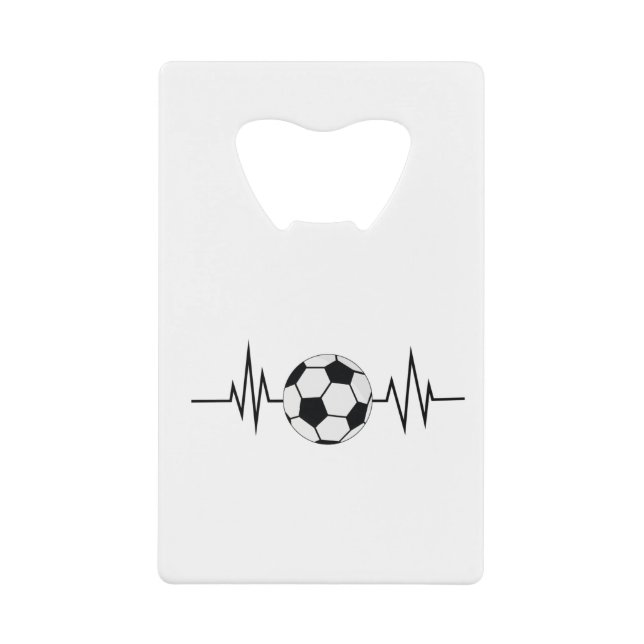 Fußball-Frequenz Geldbeutel Flaschenöffner (Vorderseite)