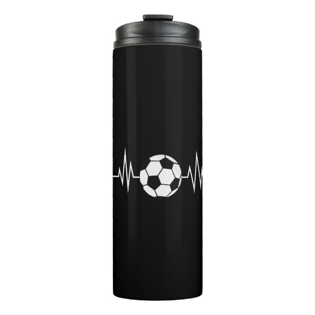 Fußball-Frequenz Thermosbecher (Vorderseite)