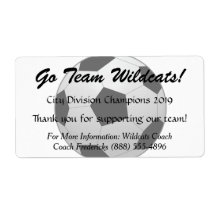 Fußball-Fundraiser-Flasche