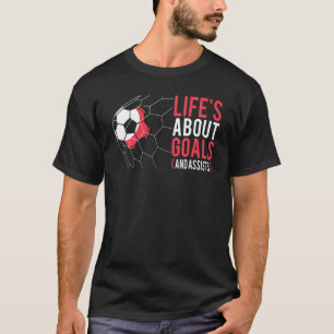 Fußball für das Leben von Jungen's About Goals' Bo T-Shirt
