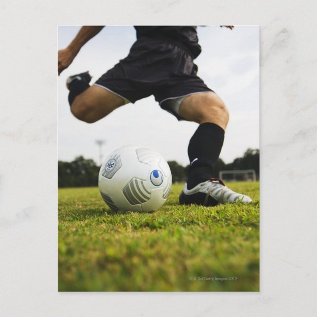 Fußball (Fußball) 5 Postkarte (Vorderseite)