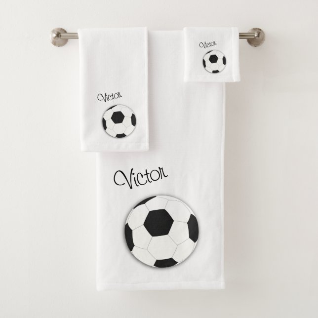 Fußball-Fußball-Ball-Sport Badhandtuch Set (Insitu)