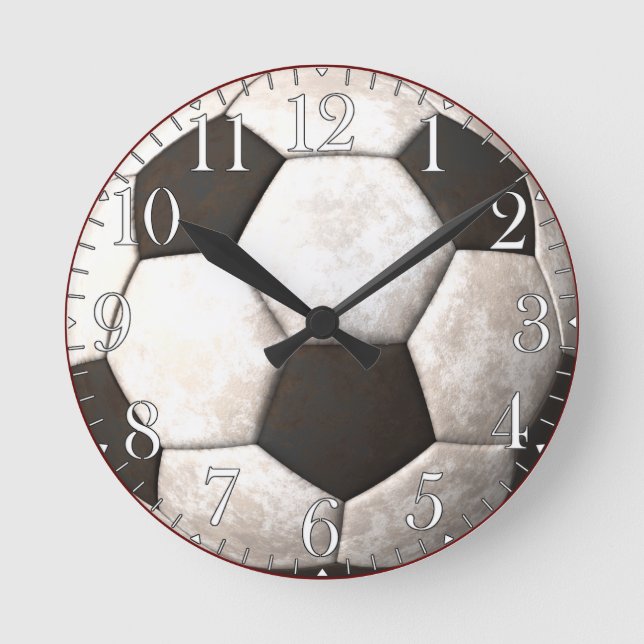 Fußball-Fußball-Ball Sportliebhaber Uhr (Vorderseite)