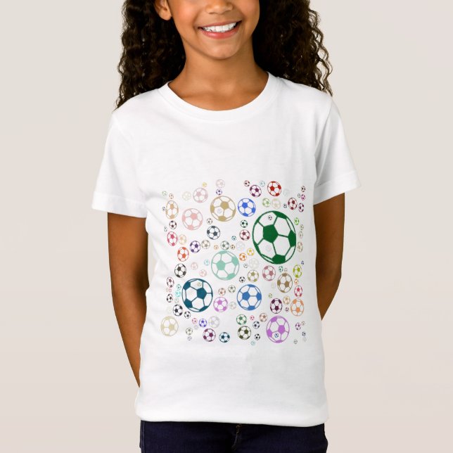 Fußball-Fußball-Ball-T - Shirt (Vorderseite)