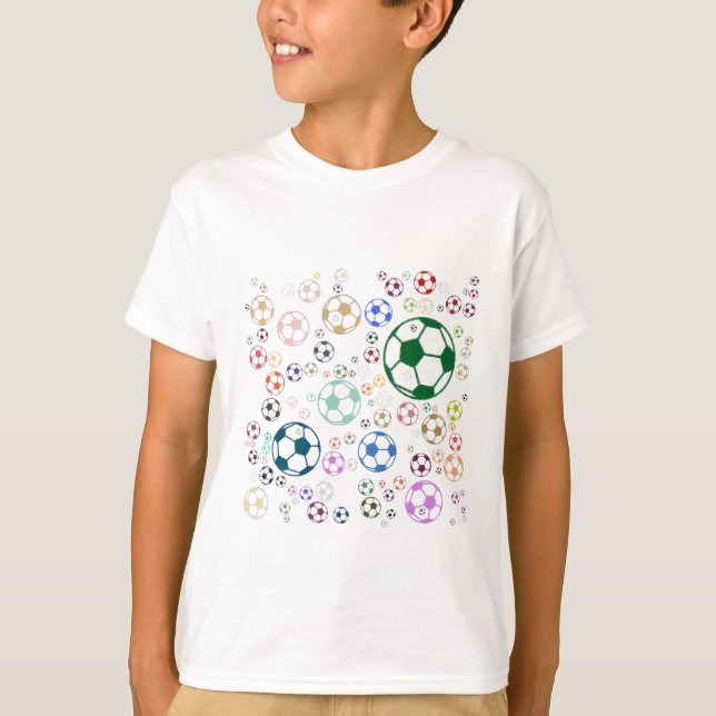 Fußball-Fußball-Ball-T - Shirt (Vorderseite)