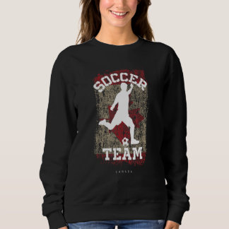 Fußball-Fußball-Fußball-Fußball-Fußball-Spieler in Sweatshirt