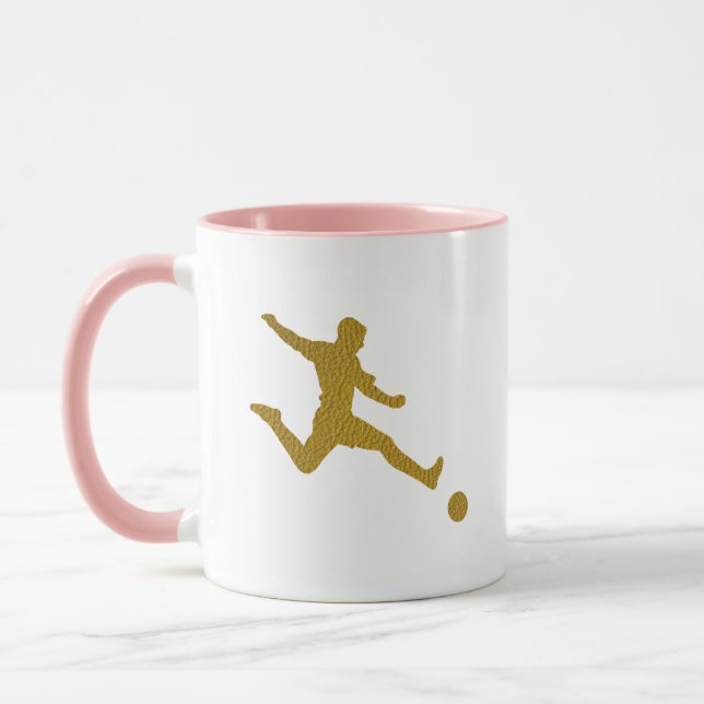 Fußball-Fußball-Fußball-Shooter | Cooler Blick auf Tasse (Links)