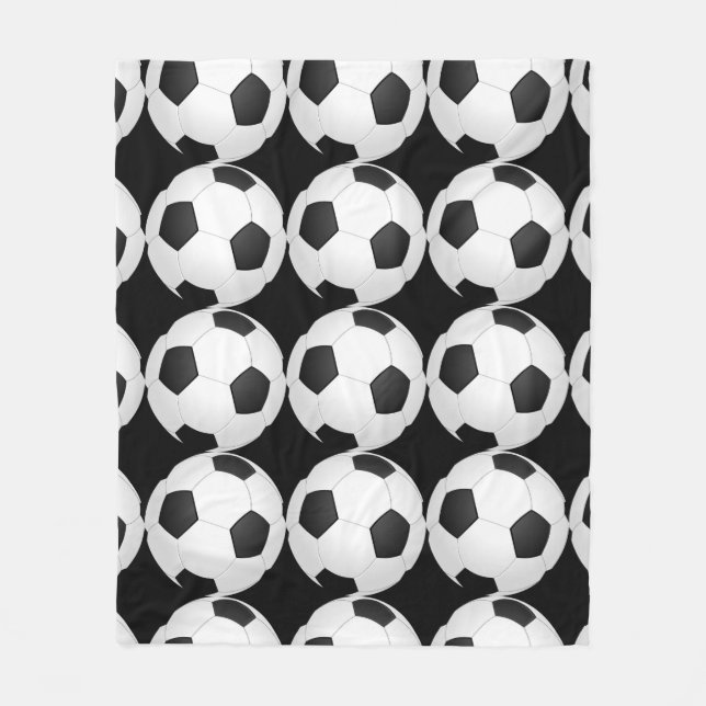 Fußball-Fußball-Fußball-Spieler Fleece Blanken (Vorderseite)