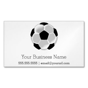 Fußball-Fußball Futbol Ball Magnetische Visitenkarte