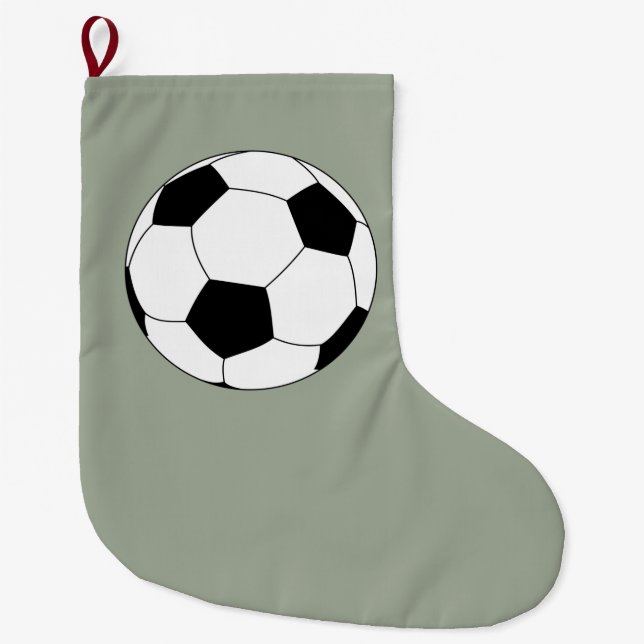 Fußball (Fußball) Großer Weihnachtsstrumpf (Vorderseite)