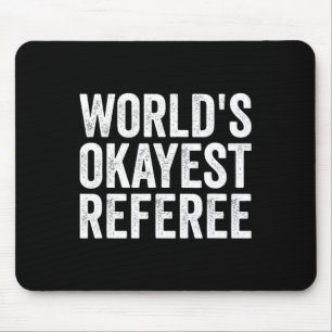 Fußball-Fußball-Hockey - Weltweiter Schiedsrichter Mousepad