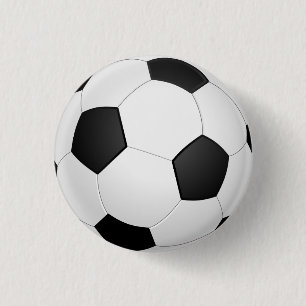 Fußball-Fußball-Illustrations-Knopf Button