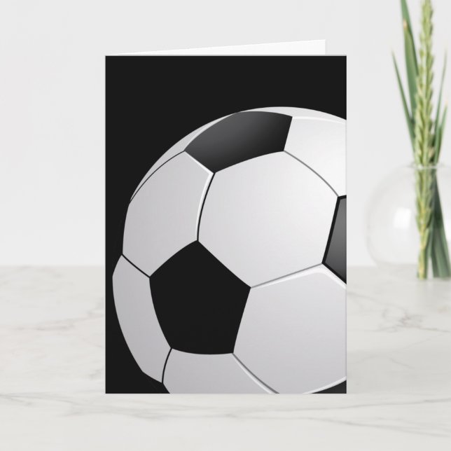 Fußball-Fußball-Karte Karte (Vorderseite)