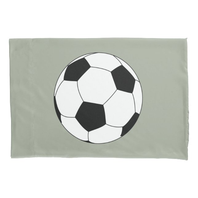 Fußball (Fußball) Kissenbezug (Vorderseite-Links)