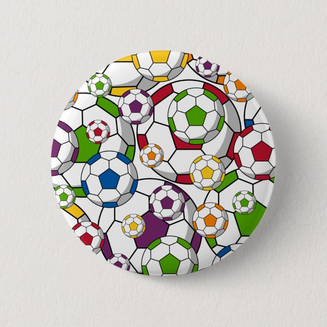 Fußball-Fußball-Knopf-Abzeichen Button (Vorderseite)