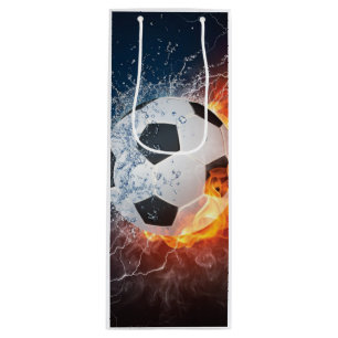 Fußball-/Fußball-Kugelkopf-Kissen Geschenktüte Für Weinflaschen