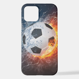 Fußball-/Fußball-Kugelkopf-Kissen iPhone 12 Hülle
