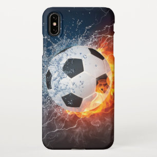 Fußball-/Fußball-Kugelkopf-Kissen iPhone Hülle