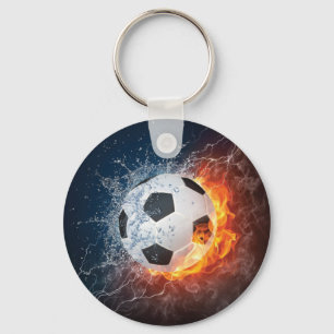 Fußball-/Fußball-Kugelkopf-Kissen Schlüsselanhänger
