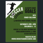 Fußball, Fußball-Lehren, Werbung Flyer<br><div class="desc">Fußball-Strike,  Fußball-Lektionen Werbe-Flyer durch den Business Card Store.</div>