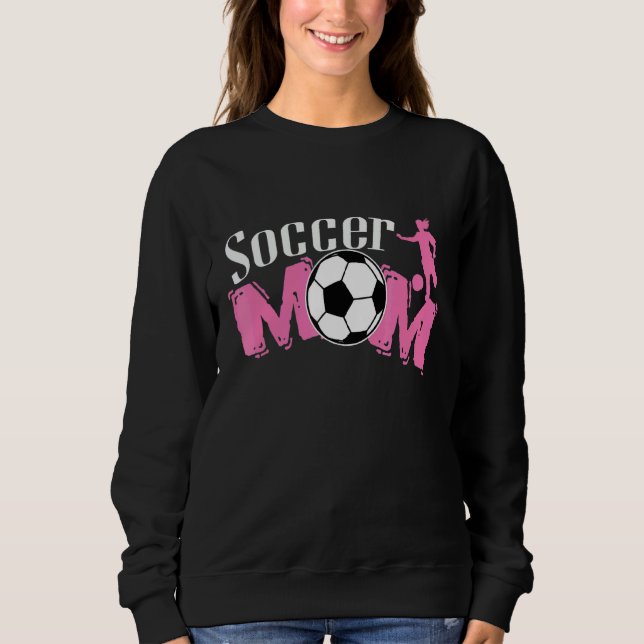 Fußball-Fußball-Mama Sweatshirt (Vorderseite)