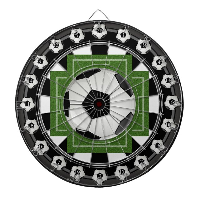 Fußball (Fußball) Multi-Target 20 Count Dartboard Dartscheibe (vorne)