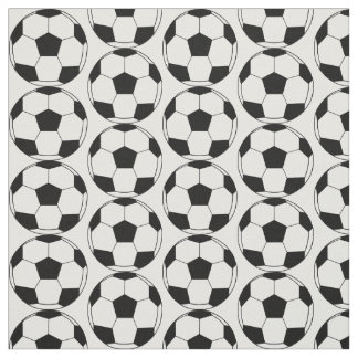 Fußball-Fußball-Muster Stoff