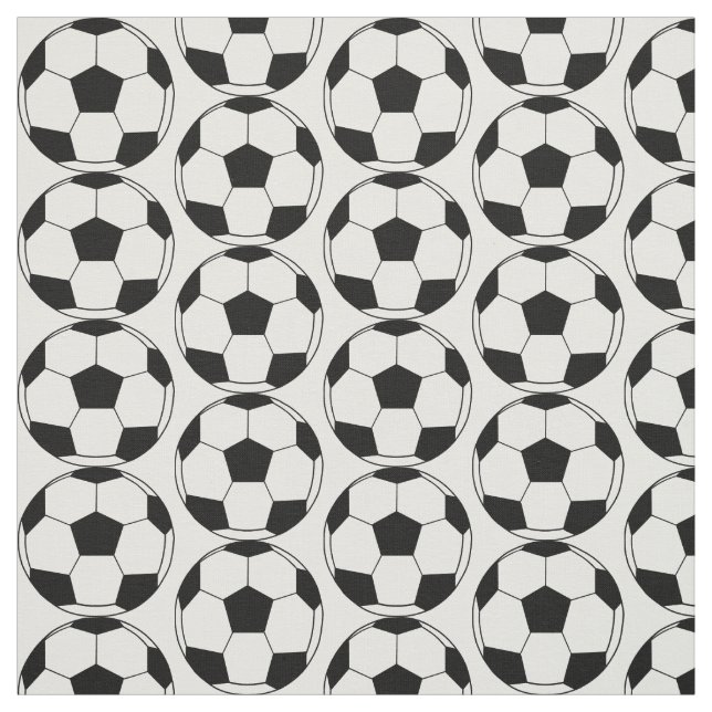 Fußball-Fußball-Muster Stoff (Muster)