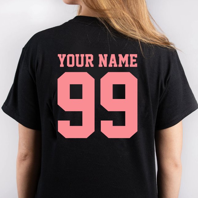 Fußball Fußball Name Nummer Boy Girl Personalisier T-Shirt (Von Creator hochgeladen)