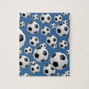Fußball-Fußball-Puzzlespiel