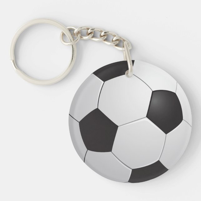 Fußball-Fußball Schlüsselanhänger (Vorderseite)