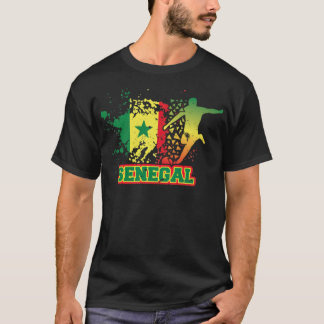 Fußball Fußball Senegal Fußball T-Shirt