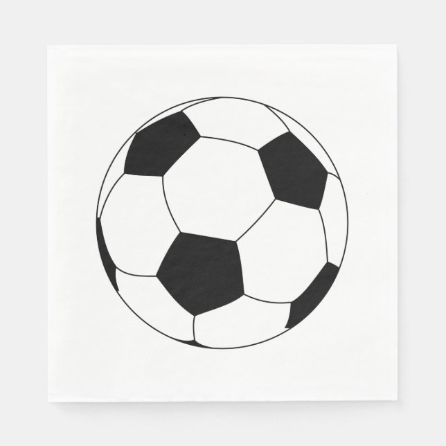 Fußball (Fußball) Serviette (Vorderseite)